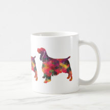 Springer Spain Hund Geometric Silhouette Multi
