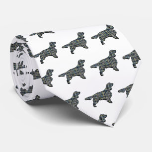 Springer Spain Hund Gult & Black Grid White Slips