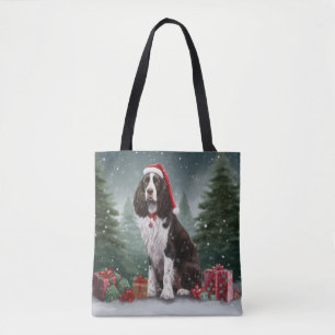 Springer Spain Hund i Snö jul Tygkasse