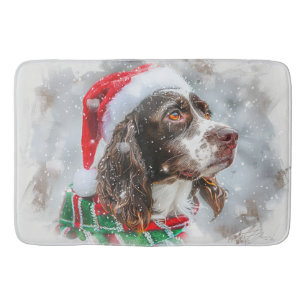 Springer Spain Hund jul Festive Badrumsmatta