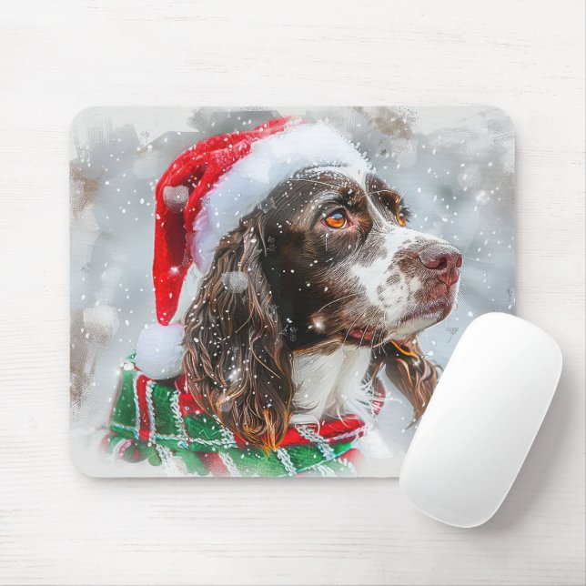 Springer Spain Hund jul Festive Musmatta (Med mus)