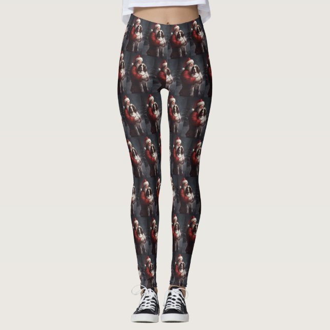 Springer Spain Jultomten Festive jul Leggings (Framsida)