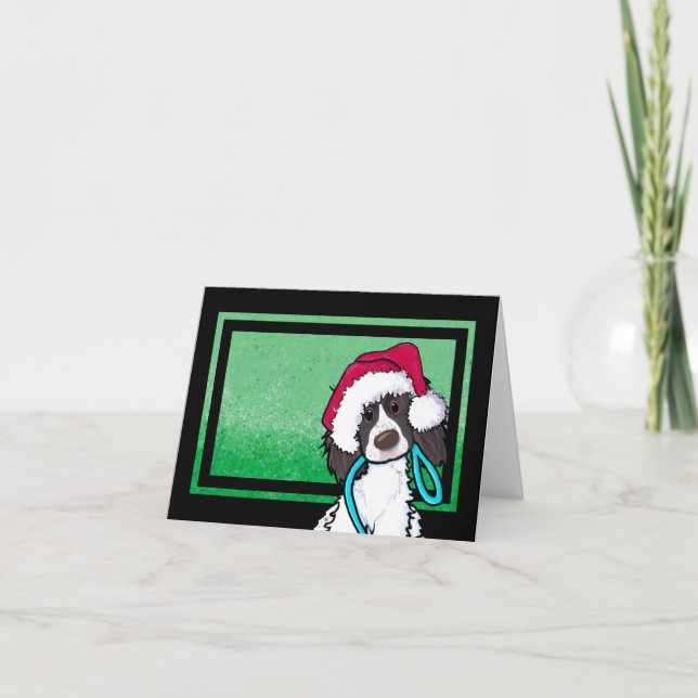 Springer Spanel jul Helgkort (Framsida)