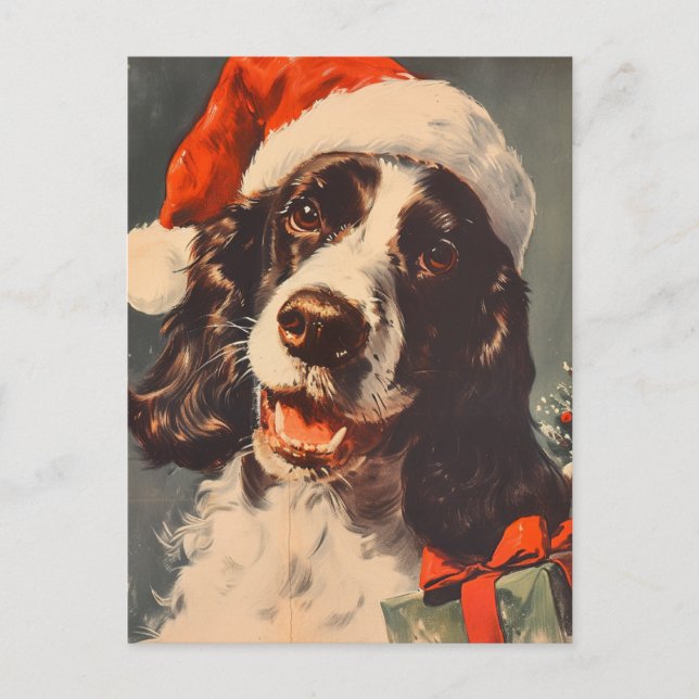 Springer Spanel jul Vykort (Framsida)