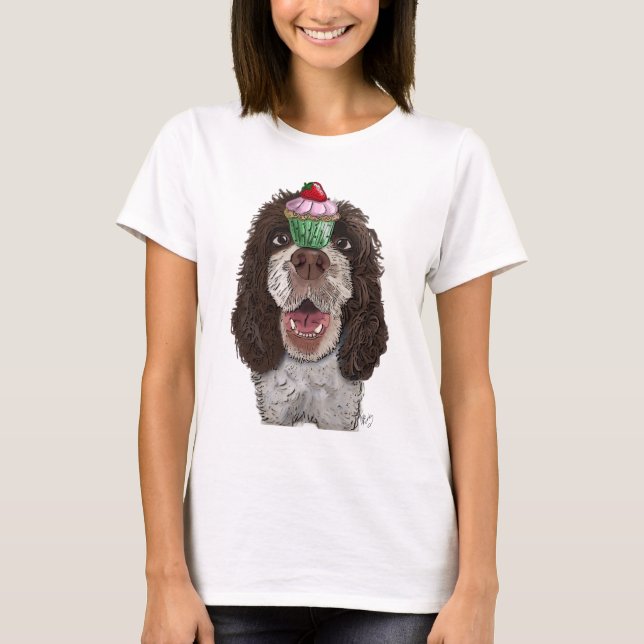 Springer spanel med Cupkaka T Shirt (Framsida)