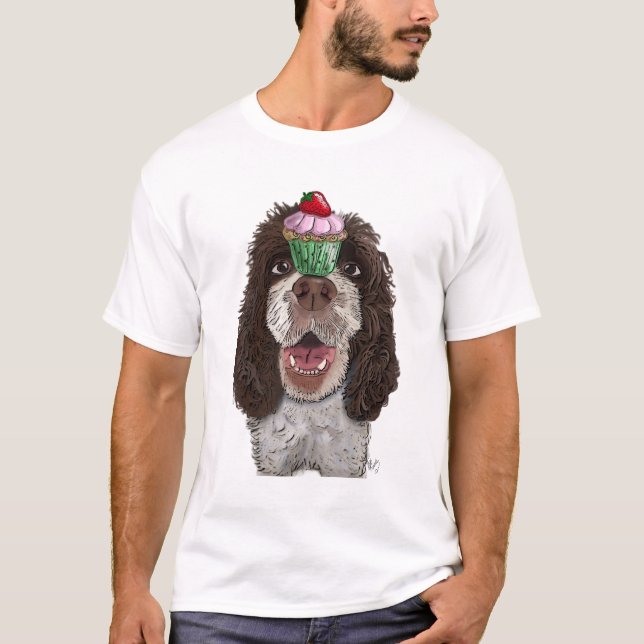 Springer spanel med Cupkaka Tee Shirt (Framsida)