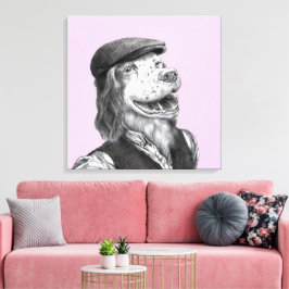 Springer spanel med Flat Hat (Förenade kungariket) Canvastryck