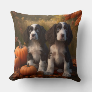 Springer spanel Puppy Autumn Delight Pumpkin Kudde
