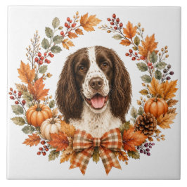 Springer Spaniel Höst Kakelplatta