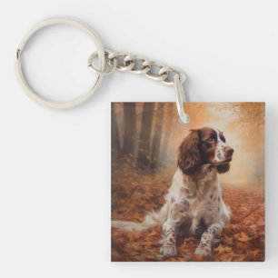 Springer Spaniel i höstlöv Fall Inspire