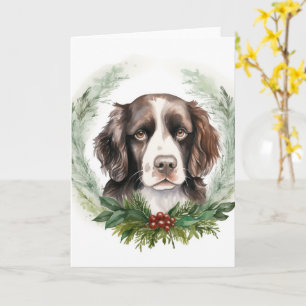 Springer spaniel julkrans Festiv Valp Kort