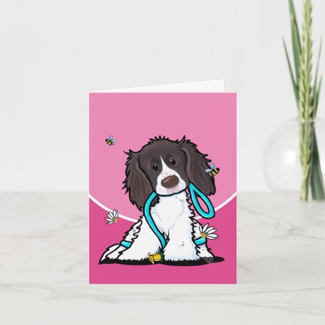 Springer Spaniel-kort Helgkort (Framsida)