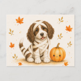 Springer Spaniel-mumie Halloween Vykort