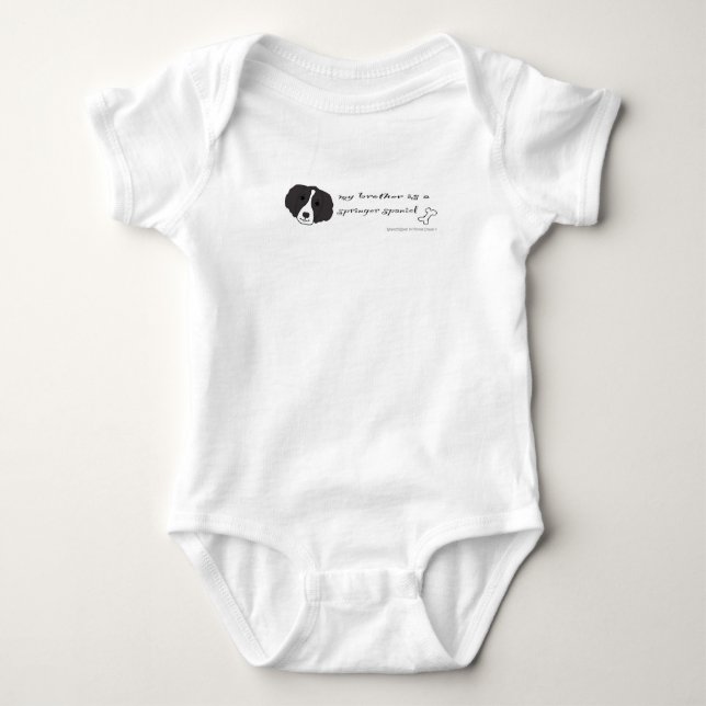 springer spaniel t shirt (Framsida)