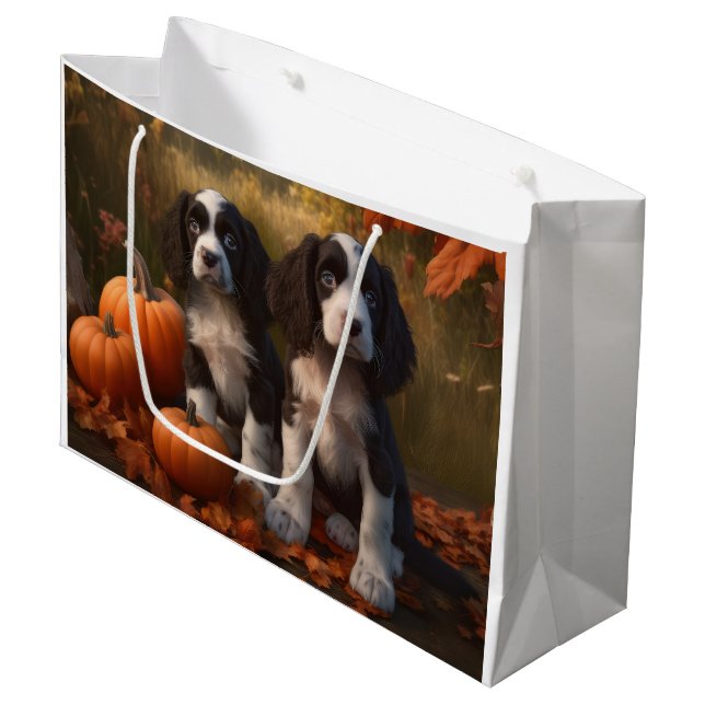Springer Spaniel Valp Höstglädje Pumpa  (Framsidan Vinklad)