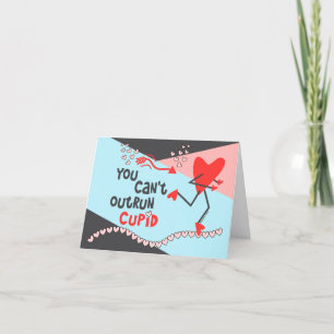 Springer Valentine - du kan inte köra Cupid Card Helgkort