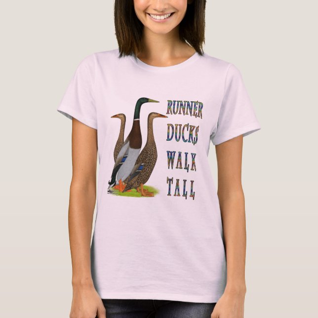 Springerankor går högväxt t-shirt (Framsida)