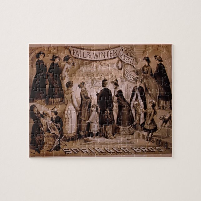 'Springerbröder, Boston, nedgång och vinter Collec Pussel (Horisontell)