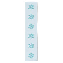Springerna Blue Snowflake Modern Winter Dining Bor