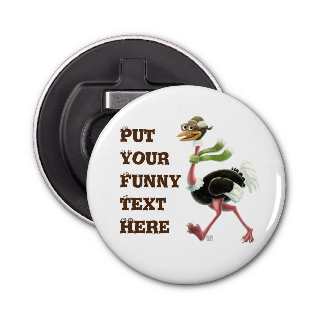 Springerna Desert Ostrich Flasköppnare (Framsidan)