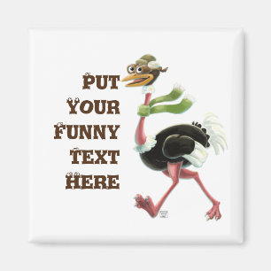Springerna Desert Ostrich Magnet