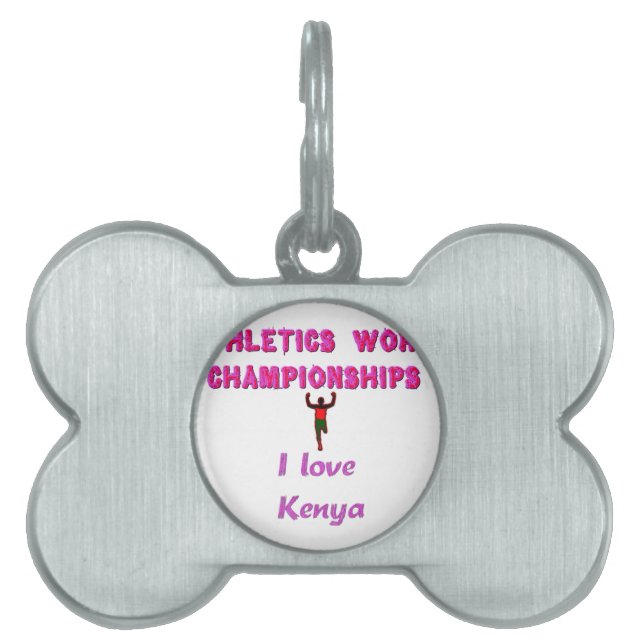 Springerna i friidrott i Kenya: I Kärlek ID-bricka Husdjur (Framsidan)