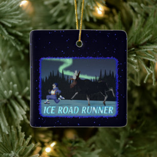 Springerna Ice Road Julgransprydnad Keramik