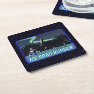 Springerna Ice Road Underlägg Papper Kvadrat