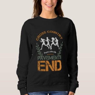 Springerna idrottar Crosst country från och med Pa T Shirt