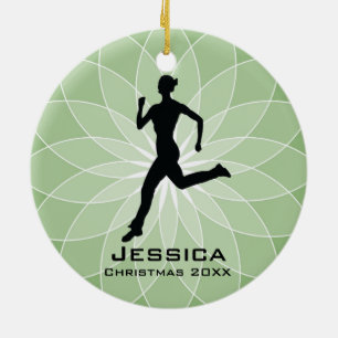 Springerna Ornament för Joggare av personlig