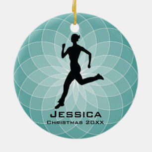 Springerna Ornament för Joggare av personlig