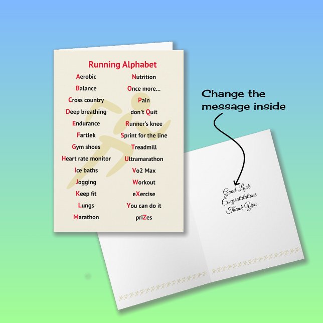 Springernas alfabetsporttema kort (Skapare uppladdad)