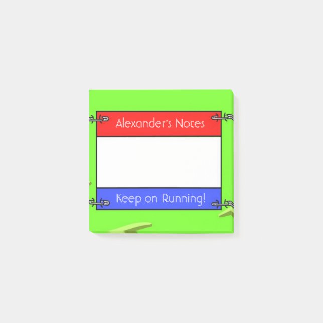 Springernas BIB-nummer Post-it Block (Framsida)