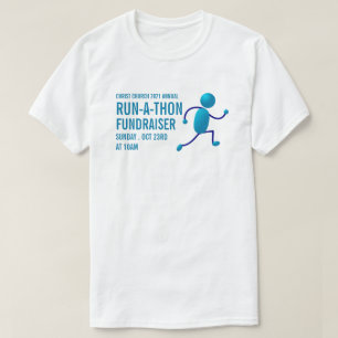 Springernas Logotyp, välgörenhet Springa-Walk-a-Th T Shirt