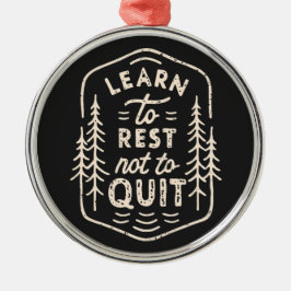 Springernas motivation för Hiker-spår Julgransprydnad Metall