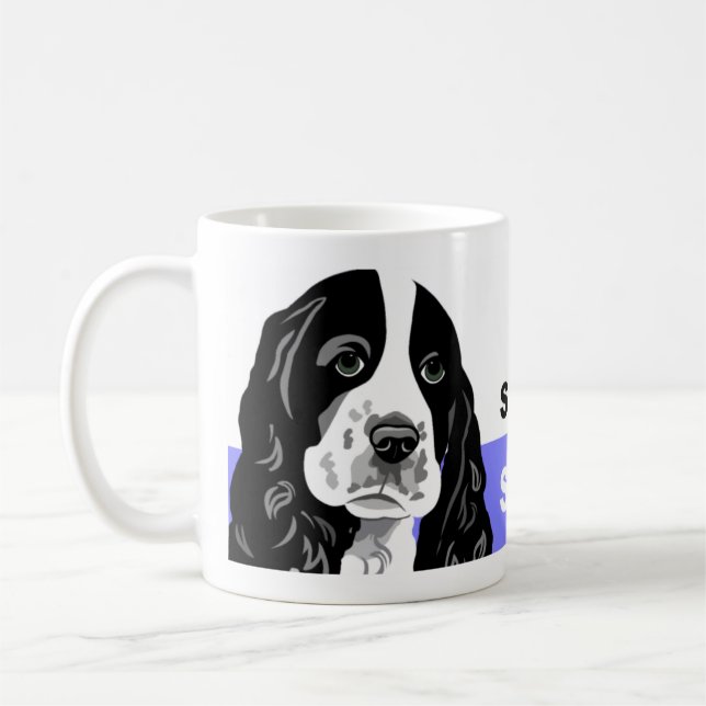 SpringerSpaniel Kaffemugg (Vänster)
