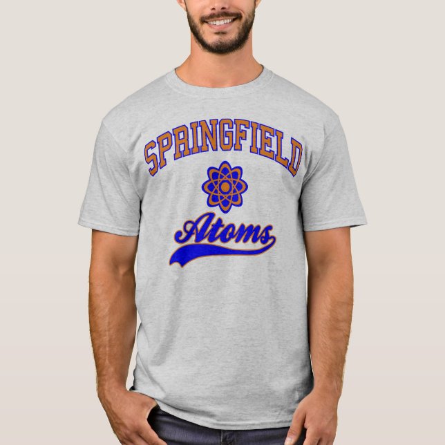 Springfield Atoms Tee Shirt (Framsida)
