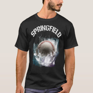 Springfield Baseball Retro T Shirt