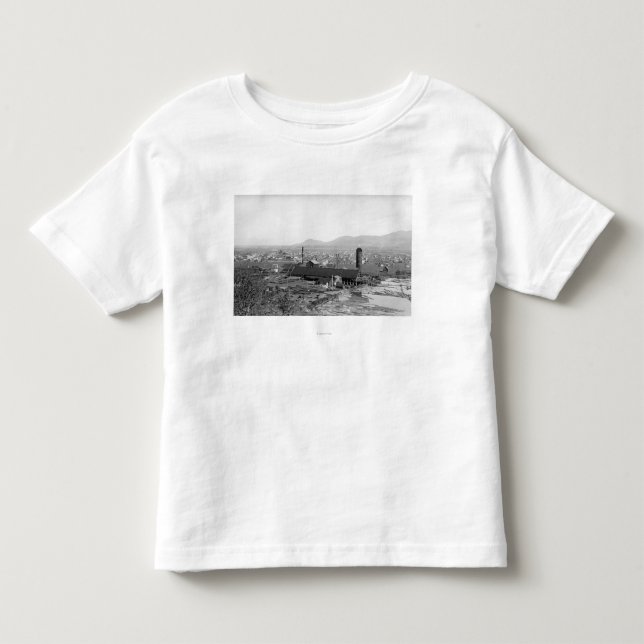 Springfield ELLER townen beskådar och sågverk T-shirt (Framsida)