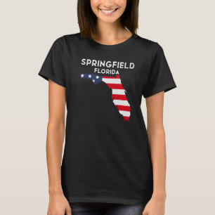 Springfield Florida USA State America Travel Flori T Shirt