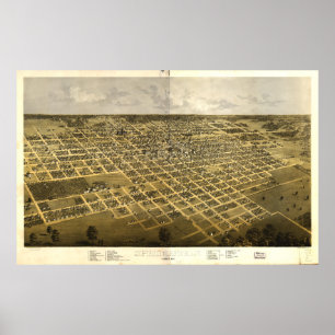 Springfield Illinois (1867) Poster