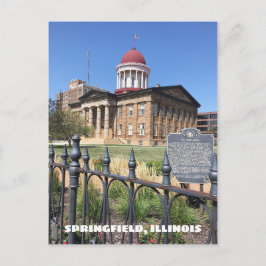 Springfield, Illinois Old State Huvudstad Vykort