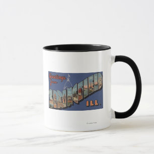 Springfield Illinois - stora brevplatser Mugg