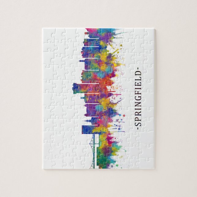 Springfield Missouri Skyline Pussel (Vertikal)