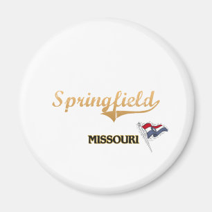 Springfield Missouri stadsklassiker Magnet