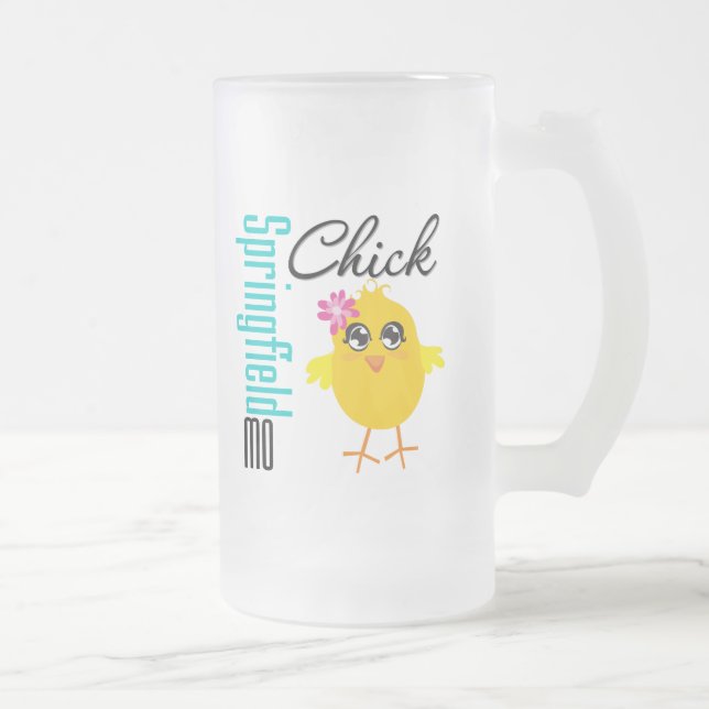 Springfield MO chick Frostat Ölglas (Höger)
