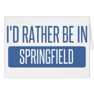 Springfield MO Hälsningskort