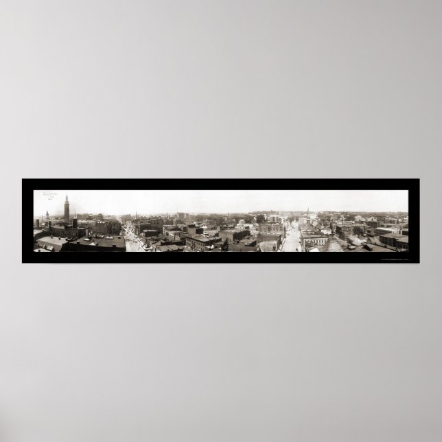 Springfield MORSA Panview Photo 1913 Poster (Framsidan)