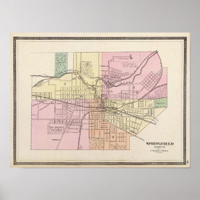 Springfield, Ohio Poster (Framsidan)