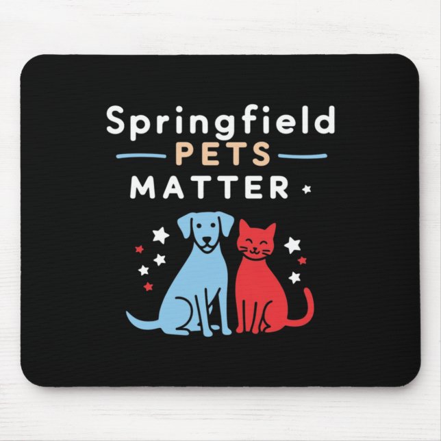 Springfield Pets - Visa Kärlek för sällskapsdjurss Musmatta (Framsidan)